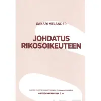 Melander, Johdatus rikosoikeuteen