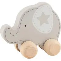 Goki Wooden Push Figure Elephant