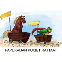 Hautanen, Papukaijan puiset rattaat