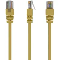 Gembird PP12-2M/Y, 2 m, Cat5e, RJ-45, RJ-45, Keltainen