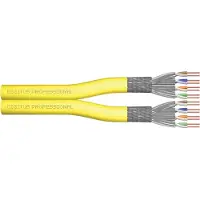 Digitus CAT 7A S-FTP INSTALLATION CABLE, 1500 MHZ B2CA (EN 50575), AWG 22/1, 500 M DRUM, DX, YELLOW (DK-1745-A-VH-D-5)