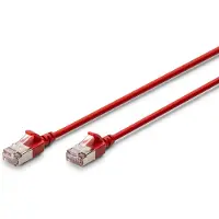 Digitus DK-1632-A-015S-R, 1,5 m, Cat6a, F/FTP (FFTP), RJ-45, RJ-45, Punainen