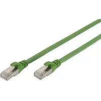 Digitus CAT 6A S-FTP PATCH CORD, CU, PUR AWG 26/7, 25.00 M, GREEN, (SIMILAR TO RAL 6018) (DK-1644-A-PUR-250)