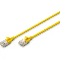 Digitus DK-1632-A-020S-Y, 2 m, Cat6a, F/FTP (FFTP), RJ-45, RJ-45, Keltainen