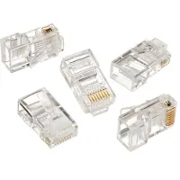 Gembird LC-8P8C-001/50, RJ-45, Läpinäkyvä, Kulta, 2 g, 12 mm, 25 mm
