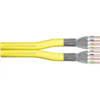 Digitus CAT 7A S-FTP INSTALLATION CABLE, 1500 MHZ CCA, (EN 50575), AWG 22/1, 500 M DRUM, DX, YELLOW (DK-1744-A-VH-D-5)