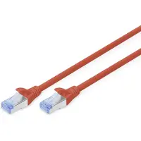 Digitus DK-1532-150/R, 15 m, Cat5e, SF/UTP (S-FTP), RJ-45, RJ-45, Punainen