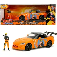 Jada Naruto Shippuden: Naruto ja 2001 Honda S2000, 20 cm, 1:24, die-cast