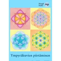 Ympyräkuvien piirtäminen - symmetriset taidekuvat harpilla