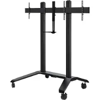 B-Tech AV UNIVERSAL TWIN SCREEN VC TROLLEY (VESA 600 X 400) (BT8516/B)