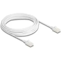 DeLOCK 80362, 5 m, Cat6a, U/UTP (UTP), RJ-45, RJ-45, Valkoinen