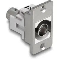 DeLOCK 90880, BNC, 50 Ω, Ruuvit, Naaras, Naaras, Suora