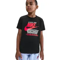 Nike T-paita Nsw Brandmark Futura - Musta Lapset, koko L: 147-158 cm