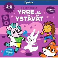 Taikamaalaus YRRE JA YSTÄVÄT -puuhakirja 2-3 v - Maalaa yhä uudelleen!