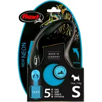 Flexi - Kelatalutin New Neon Tape Sininen, S, 5m, max 15kg - Koirat - Kaulapannat