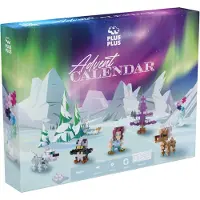 Plus plus Adventtikalenteri - Joulupukin Revontuliseikkailu Mix Onesize-Mix Sininen One Size Pojat, Tytöt