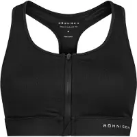 Röhnisch Essential Zip Sportsbra - Black - XXL