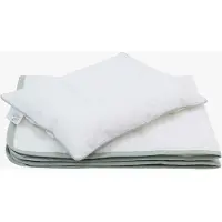 Rätt Start E-Packages, Duvet+Pillow, Cribbed - 2 Tog - White - ONE SIZE