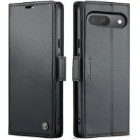 CASEME Google Pixel 10 Pro 023 Series PU-Läder Lompakkokotelo - Musta