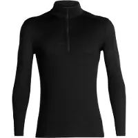 Icebreaker M 200 Oasis LS HalfZip Black - XS