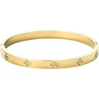 Timi Of Sweden Fiona Crystal Bangle Bracelet Gold