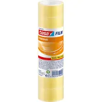 TESA 57206-00001-01, Läpinäkyvä, Käsityö, Pakkaaminen, Polypropeeni (PP), 10 m, 19 mm, 8 kpl