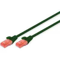 Digitus CAT 6 U-UTP PATCH CORD, CU, LSZH AWG 26/7, LENGTH 3 M, COLOR GREEN (DK-1617-030/G)
