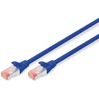 Digitus CAT 6 S-FTP PATCH CORD, CU, LSZH AWG 27/7, LENGTH 1 M, COLOR BLUE (DK-1644-010/B)
