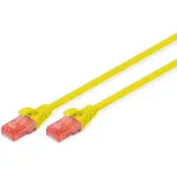 Digitus DK-1612-020/Y, 2 m, Cat6, U/UTP (UTP), RJ-45, RJ-45, Keltainen