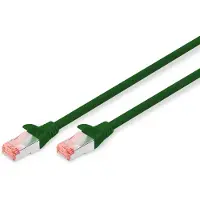 Digitus CAT 6 S-FTP PATCH CORD, CU, LSZH AWG 27/7, LENGTH 1 M, COLOR GREEN (DK-1644-010/G)