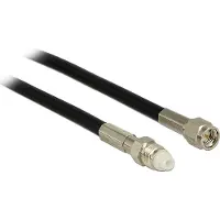 DeLOCK 12452, 15 m, RG-58, SMA, FME, Musta