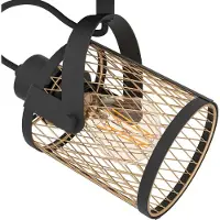 Eglo DELLOW spot black/brass