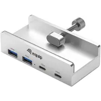 Equip 128967, USB 3.2 Gen 1 (3.1 Gen 1) Type-A, USB 3.2 Gen 1 (3.1 Gen 1) Type-A, USB 3.2 Gen 1 (3.1 Gen 1) Type-C, 5000 Mbit/s, Alumiini, Alumiini, U
