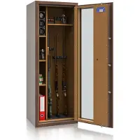 ISS - Inter Sicherheits Service ISS Luzern WF Vitrina 55610.52 NUT E Ylellinen asekaappi lasipaneelilla