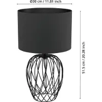 Eglo PÖYTÄVALAISIN SCHWARZ NIMLET EGLO