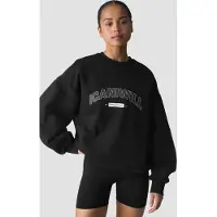 ICANIWILL Everyday Relaxed Crewneck Print Black
