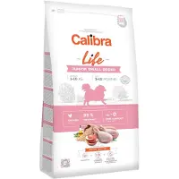 Calibra Dog Life Junior Pienet rodut Kana 6 kg