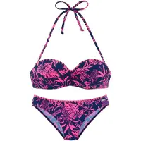 Venice beach Bikini marine / vaaleanpunainen