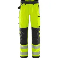 Fristads Vihreä Housut Huomio 2645 GSTP Huomiokeltainen/Musta C44