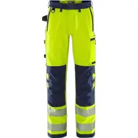 Fristads Vihreä Housut Huomio 2645 GSTP Huomiokeltainen/Laivastonsininen C66