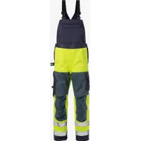 Fristads Palosuojattu High Vis avosuoja lk 2 1585 FLAM Huomiokeltainen/Laivastonsininen C156