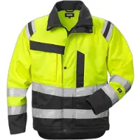 Fristads High vis takki lk 3 4026 PLU, huomiokeltainen/musta, XL