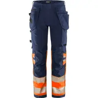 Fristads Työkaluhousut Luokka 1 2643 GSTP Huomio-oranssi/Laivastonsininen C46