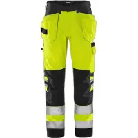 Fristads Vihreä Työkaluhousut Luokka 2 2641 GPLU Huomiokeltainen/Musta C58