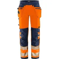 Fristads Työkaluhousut Luokka 2 2644 GSTP Huomio-oranssi/Laivastonsininen D104