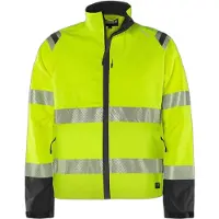 Fristads Vihreä Takki Huomio 4647 GSTP Huomiokeltainen/Musta 4XL