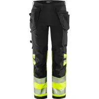 Fristads Työkaluhousut Luokka 1 2643 GSTP Huomiokeltainen/Musta D104