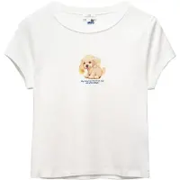Pull&Bear Paita 'PACIFIC' beige / sininen / valkoinen
