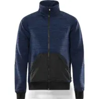 Fristads Sweatshirtjacka 7052 SMP Laivastonsininen/Musta 2XL
