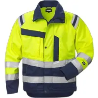 Fristads High vis takki lk 3 4026 PLU, huomiokeltainen/laivastonsininen, 4XL